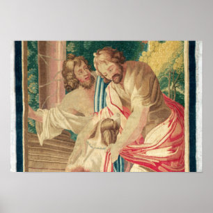 Ulysses begleitete von Telemachus Poster