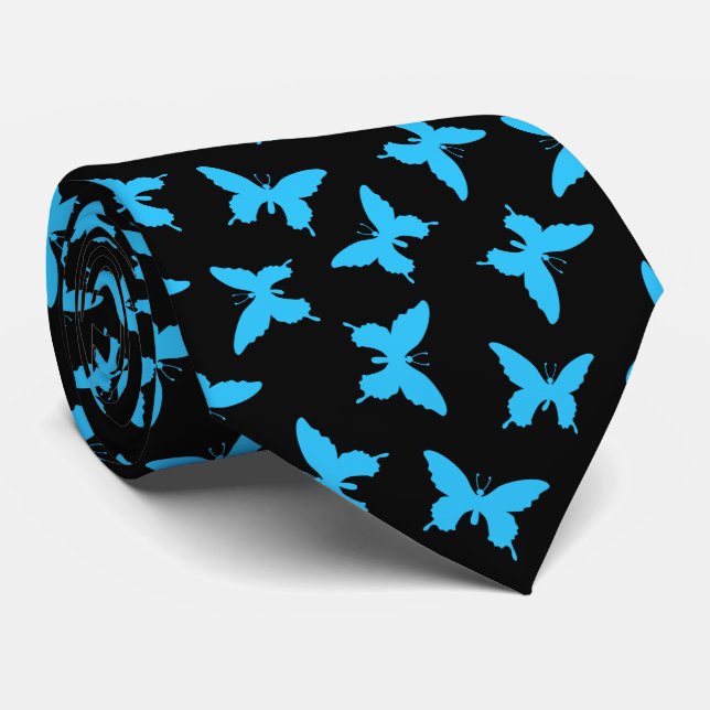 Ulysses Butterfly Pattern Krawatte (Gerollt)