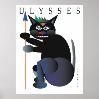 ULYSSES CAT POSTER VON JIM MALTESE