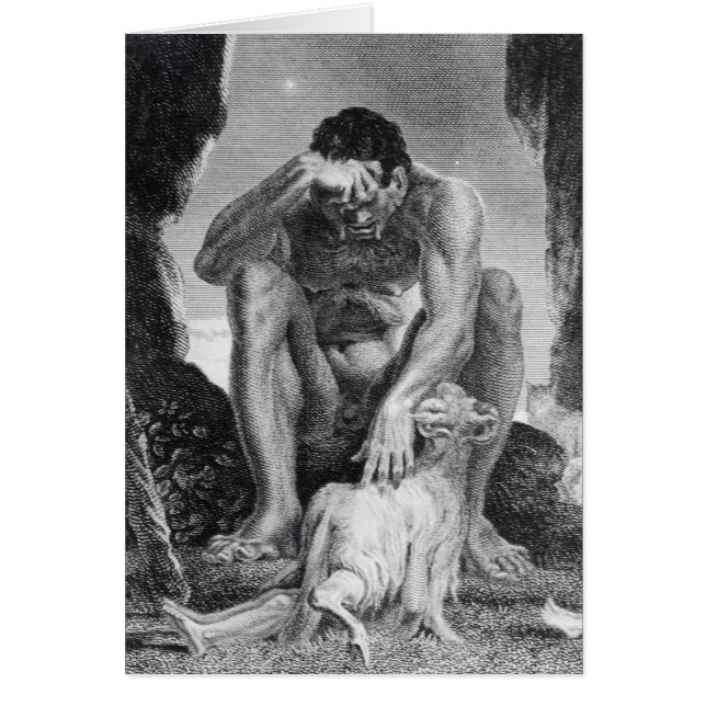 Ulysses, der von Polyphemus den Zyklopen entgeht (Vorne)