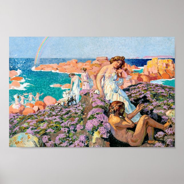 Ulysses mit Calypso, Maurice Denis Poster (Vorne)
