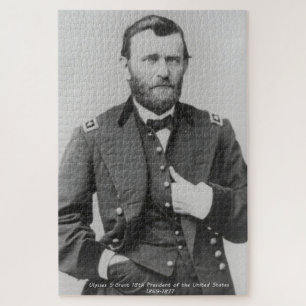 Ulysses S. Grant18. Präsident von Amerika. Jigsaw Puzzle