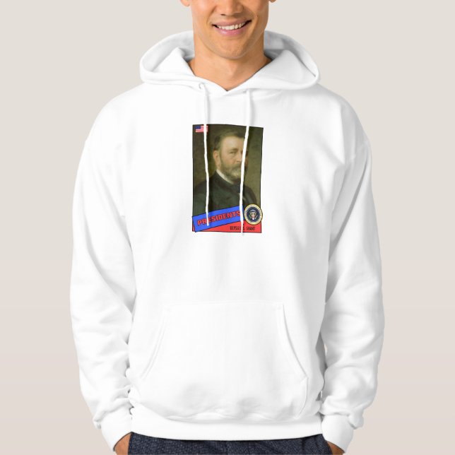 Ulysses S. Grant Baseball Card Hoodie (Vorderseite)