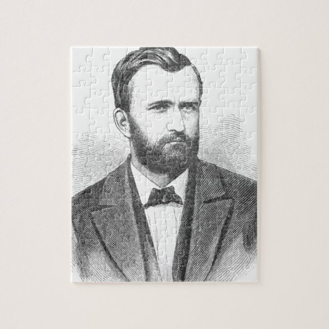 Ulysses S. Grant Illustratives Portrait Puzzle (Vertikal)