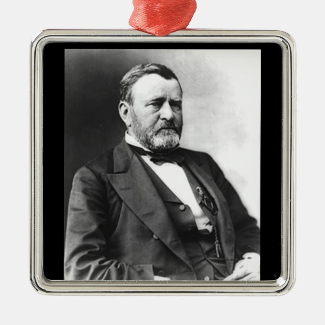 Ulysses S Grant Ornament Aus Metall (Vorne)