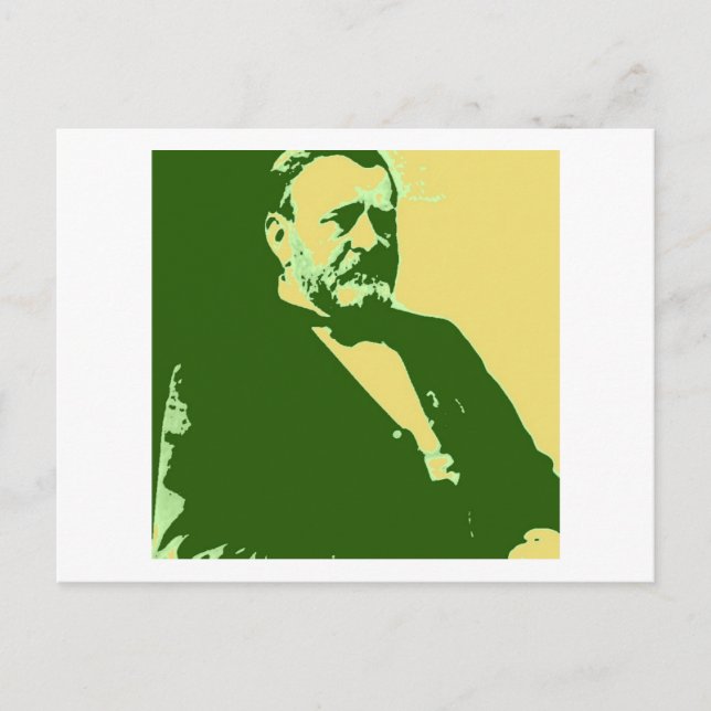 Ulysses S Grant Postkarte (Vorderseite)