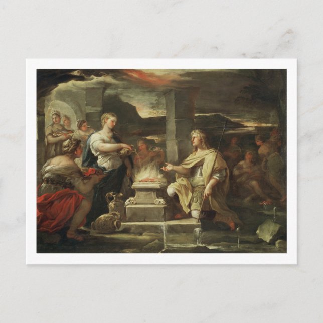 Ulysses und Calypso Postkarte (Vorderseite)