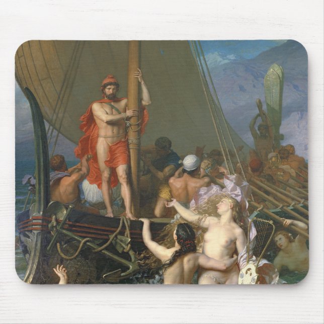 Ulysses und die Sirenen 2 Mousepad (Vorne)