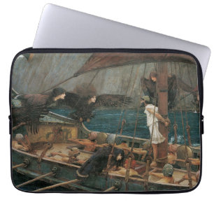 Ulysses und die Sirens von John William Waterhouse Laptopschutzhülle