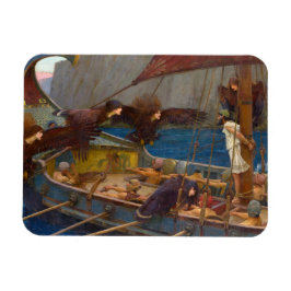 Ulysses und die Sirens von John William Waterhouse Magnet