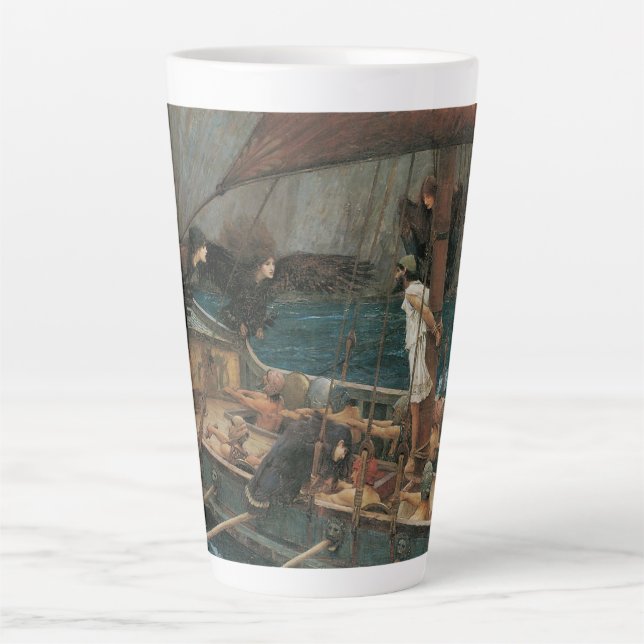 Ulysses und die Sirens von John William Waterhouse Milchtasse (Vorderseite)