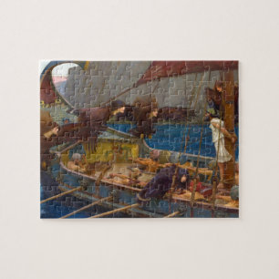 Ulysses und die Sirens von John William Waterhouse Puzzle