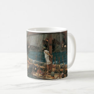 Ulysses und die Sirens von John William Waterhouse Tasse