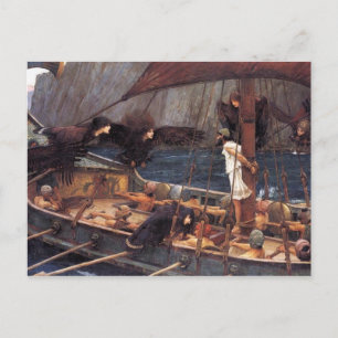 Ulysses und Sirens Postkarte