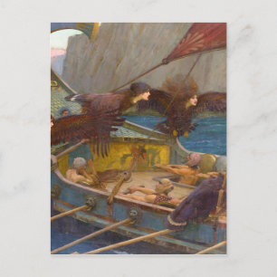 Ulysses und Sirens Postkarte