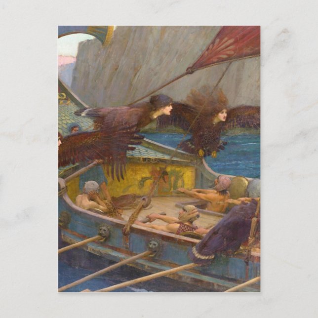Ulysses und Sirens Postkarte (Vorderseite)