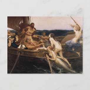 Ulysses und Sirens Postkarte