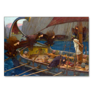 Ulysses und Sirens von JW Waterhouse Tischnummer