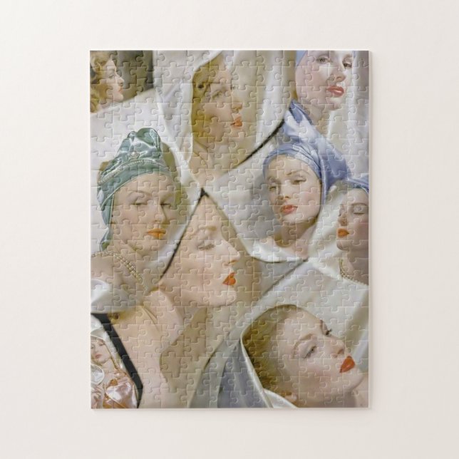 Um 1940 schöne Frauen Puzzle (Vertikal)