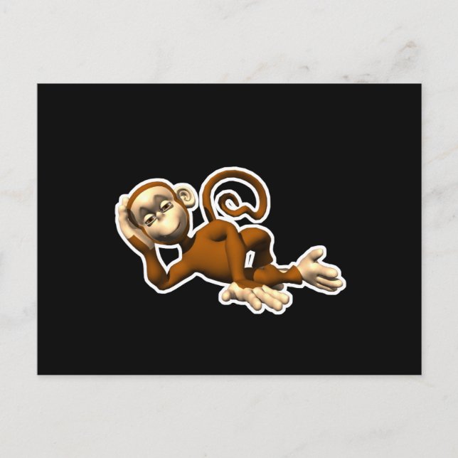 um den Affen herum Postkarte (Vorderseite)