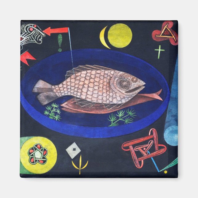 Um den Fisch herum, Paul Klee Magnet (Vorne)