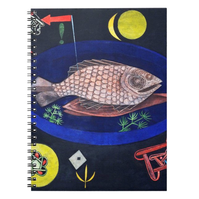 Um den Fisch herum, Paul Klee Notizblock (Vorderseite)