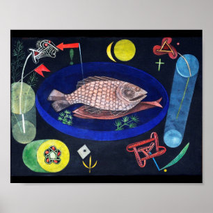 Um den Fisch herum, Paul Klee Poster