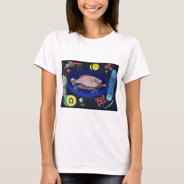 Um den Fisch herum, Paul Klee T-Shirt (Vorderseite)