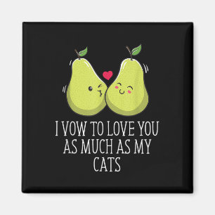 Um dich so sehr wie meine Katzen, die die Katze üb Magnet