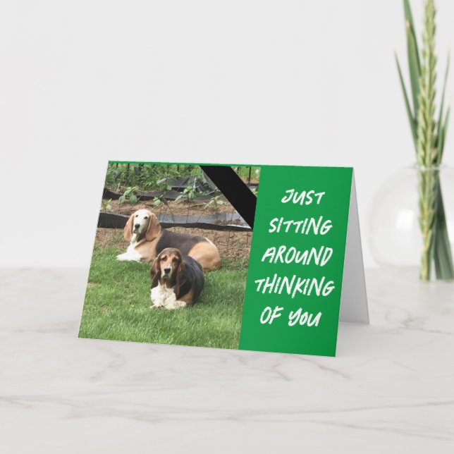 UM DIE HOFFNUNG ZU LADEN, DASS WIR EINEN GLÜCKLICH KARTE (Vorderseite)