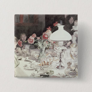 Um die Lampe bei Evening, 1900 (w/c auf Papier) Button