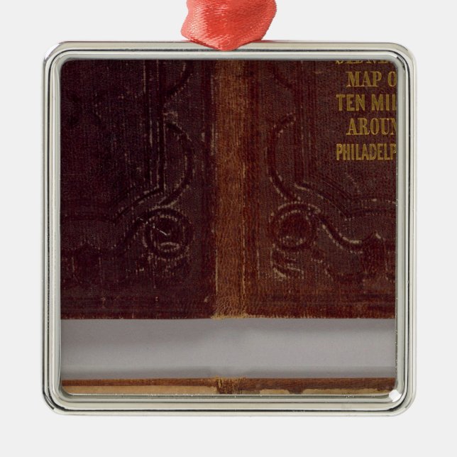 Um die Stadt von Philadelphia Ornament Aus Metall (Vorne)