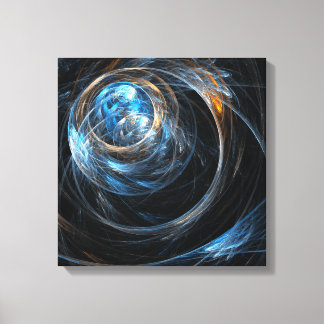 Um die Welt Abstrakt Art Quad Canvas Print Leinwanddruck
