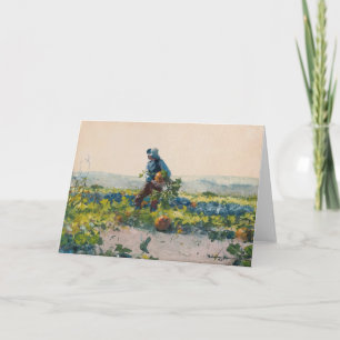 Um ein Bauer-Junge zu sein   Winslow Homer Karte