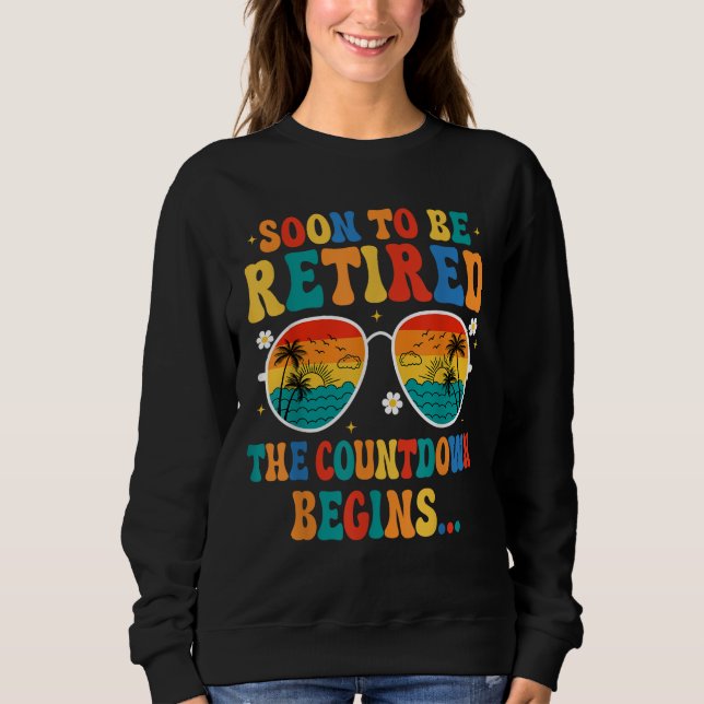 Um erschöpft zu werden, beginnt der Countdown für  Sweatshirt (Vorderseite)