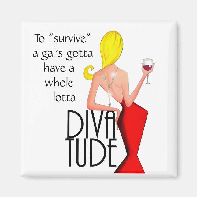 Um Gotta von Survive Gal zu überleben, haben Sie e Magnet (Vorne)