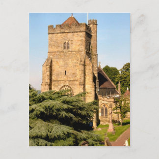 Um Großbritannien   Land-Gemeinde-Kirche Postkarte