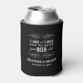 Um Ihre Bierkälte Behalten und zu halten | Hochzei Dosenkühler