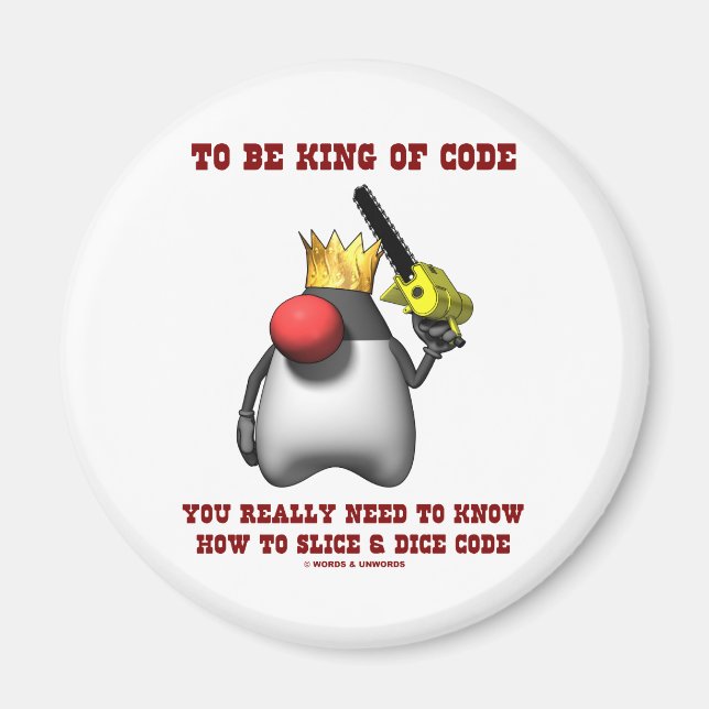 Um King of Code zu sein, muss man Dice wirklich ke Magnet (Vorne)