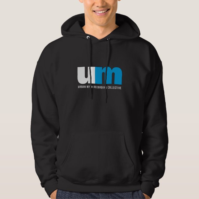 UM Logo Dark Hoodie (Vorderseite)