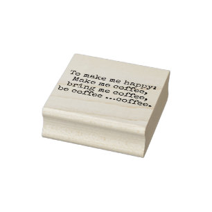Um mich glücklich zu machen Art Stempel