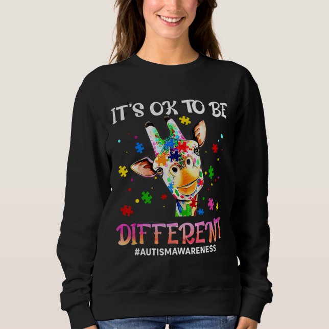 Um Niedlich zu sein, ist es Giraffe Bewusstsein fü Sweatshirt (Vorderseite)