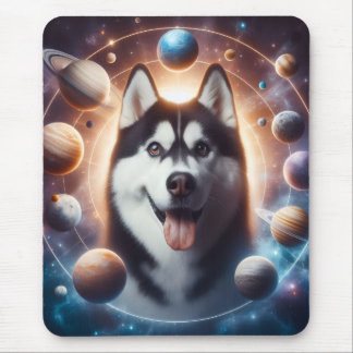 Um PET no espaço Mousepad