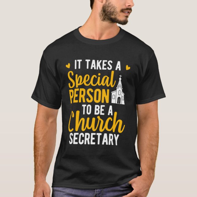 Um Sekretär der Kirche zu sein T-Shirt (Vorderseite)