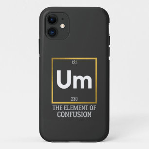 Um The Element of Verwirrung T-Shirt Case-Mate iPhone Hülle