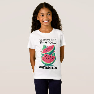 Um wie viel Uhr ist es? Zeit für Watermelon T-Shirt