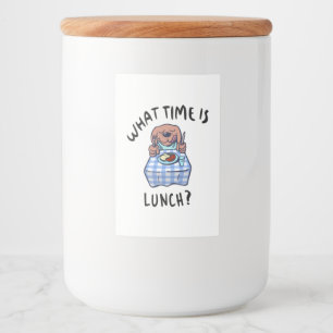 Um wie viel Uhr Mittag ist Lebensmitteletikett