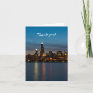 Um Willis nachts Dankeschön Card Karte