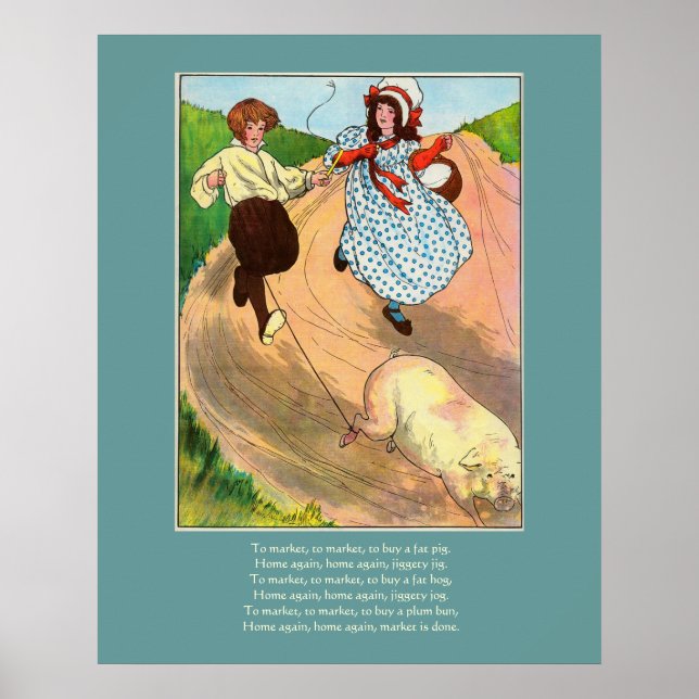 Um zu vermarkten, zu vermarkten, ein feines Schwei Poster (Vorne)