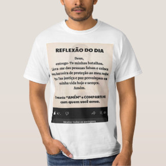 Uma camiseta Masculino gola canoa simples T-Shirt